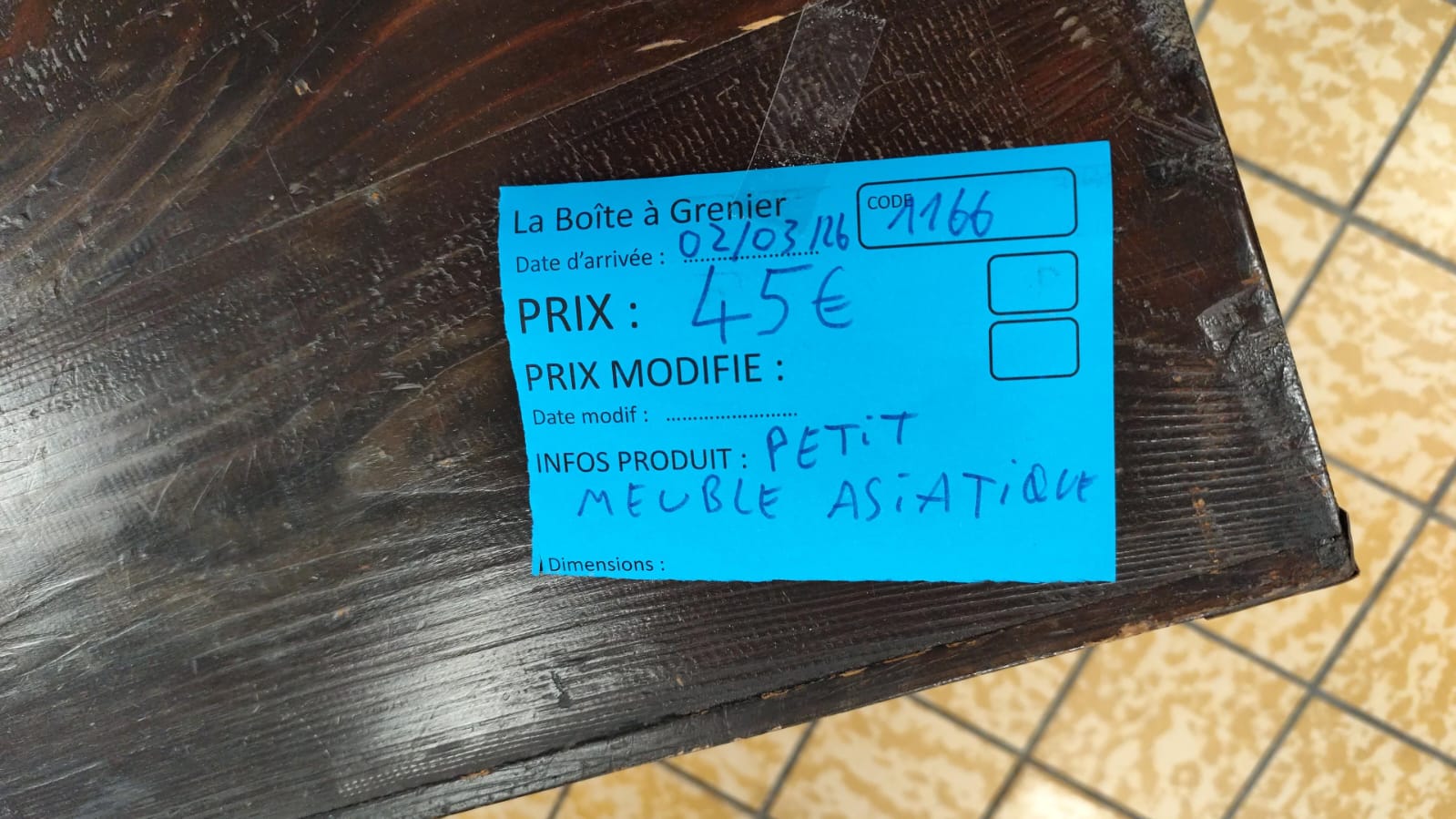 petit meuble asiatique (1166) – Image 3