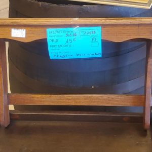 étagère bois crochets (10633).