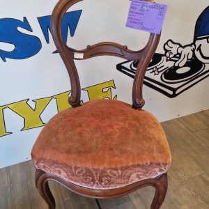 chaise velours (13946).