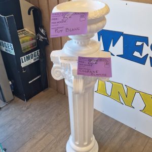 colonne blanche (voir pot assorti) (13524).