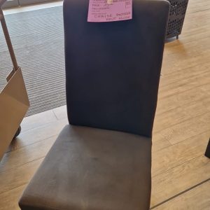 chaise dossier haut noire (14043).