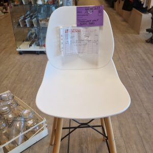 tabouret haut blanc Rubis (2089).