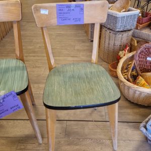 chaise assise verte (1006).