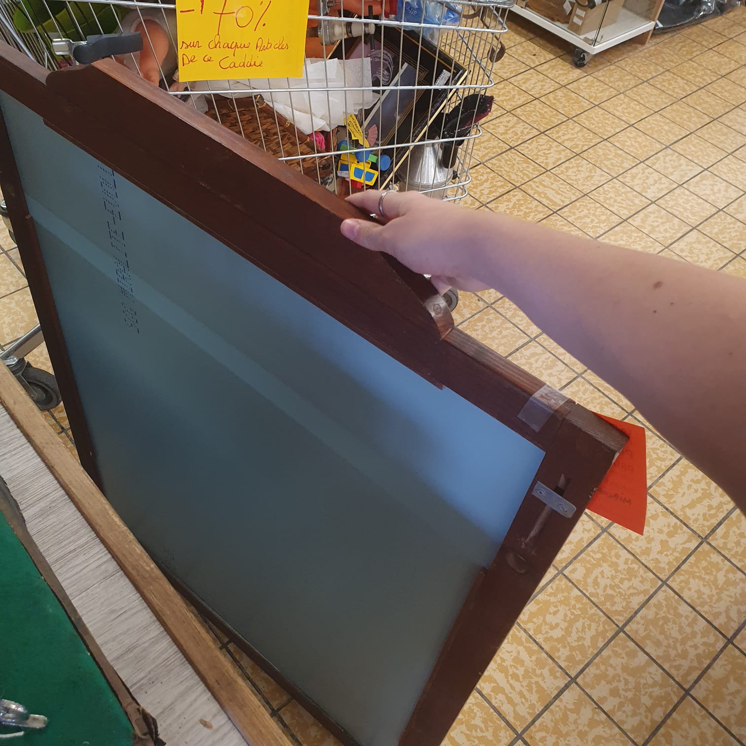 MIROIR CADRE BOIS (10934) – Image 2