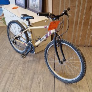vélo RockRider beige (14251).