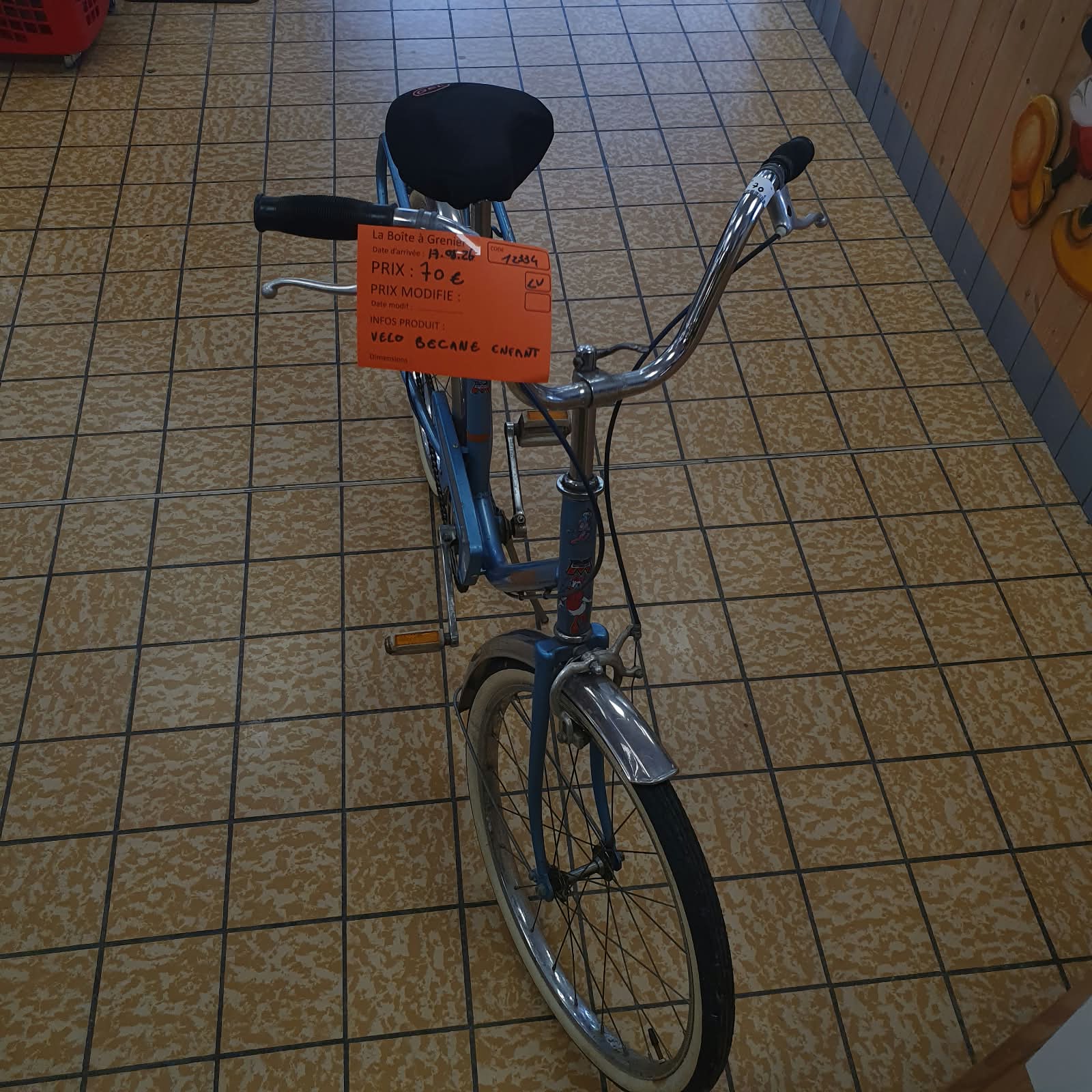 VELO BECANE ENFANT 12334 – Image 2