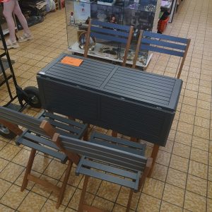 TABLE + CHAISES (12296)