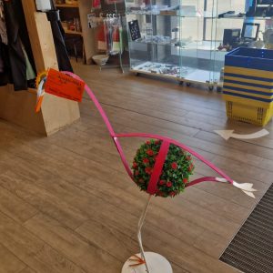 déco oiseau rose plante (13743).