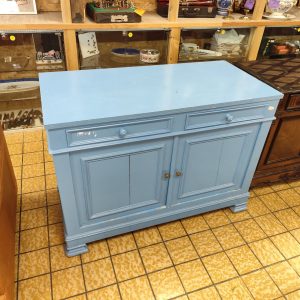 COMMODE BLEUE PLATEAU NON-FIXE (1927)