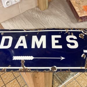 PLAQUE EMAILLEE 80 X 38 CM (12379)