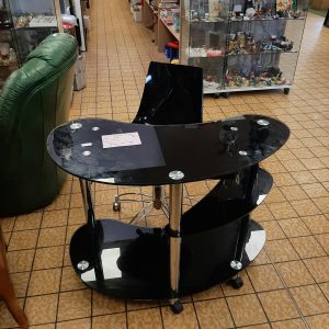 BUREAU NOIR + CHAISE (2666)