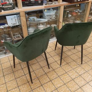 2 CHAISES VERTES (12596)
